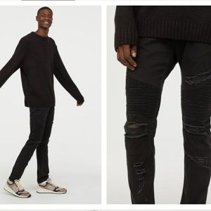 ✨Host Pick 9/12✨ H&M Divided Biker Skinny Jeans